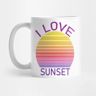 i love sunset Mug